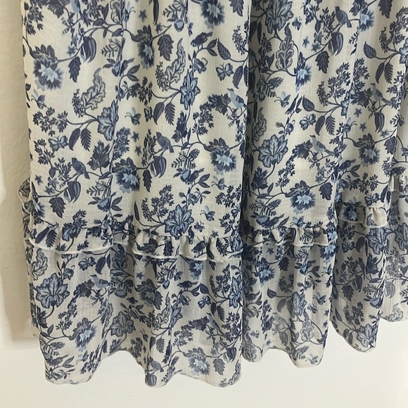 Super Natural/Secret Mission Greenport floral smocked mini dress Women’s size S - Picture 4 of 9